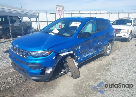 2025 Jeep Compass Sport из США, поврежденный, VIN 3C4NJDAN5ST528384